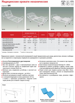 Медицинский Кровать Hilfe КМ-01 | Корус-мед | korus-med.ru