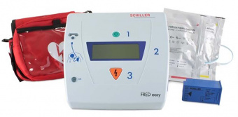 Медицинский Настенный блок для дефибрилляторов Schiller Fred easy | Корус-Мед | korus-med.ru